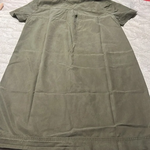 J. Crew Olive Green Short Sleeve Dress size S - Picture 6 of 6